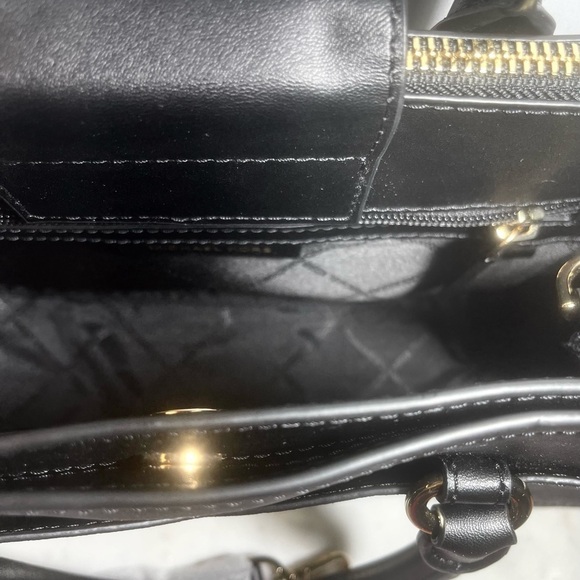 MICHAEL KORS Everly Black Medium Saffiano Leather Satchel. NWT - Picture 11 of 16